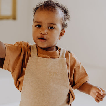 KidWild Organic Boxy Tee, Fawn